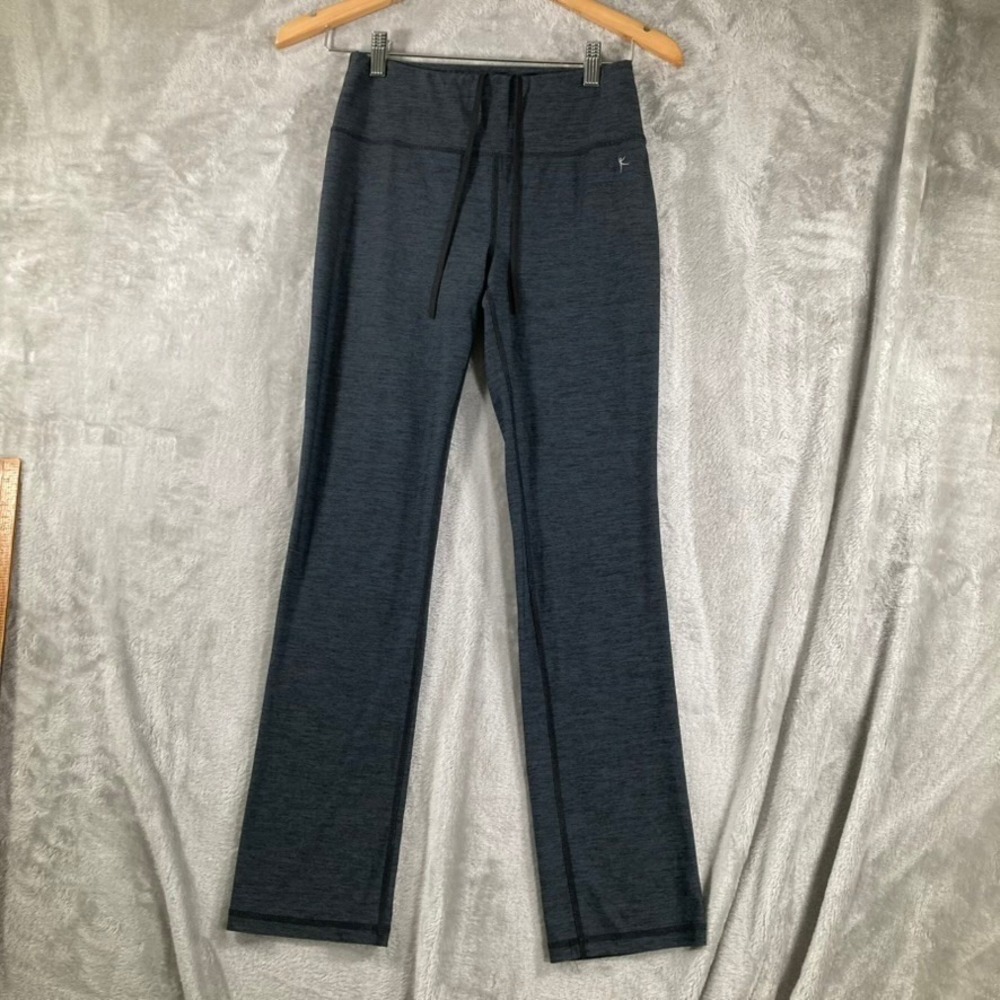 Danskin XS Now Dri-More Yoga Pants Womens Gray Heather Drawstring